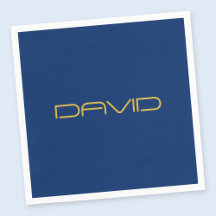 Bearbeitbarer stylischer Text | Gold und Navy Blue