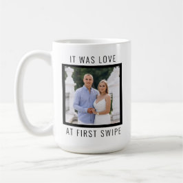 Bearbeitbarer Text und benutzerdefiniertes Foto zu Kaffeetasse