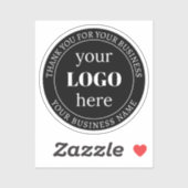 Bearbeitbarer Text und Ihr Logo oder anderes Desig Aufkleber (Blatt)