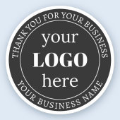 Bearbeitbarer Text und Ihr Logo oder anderes Desig Aufkleber