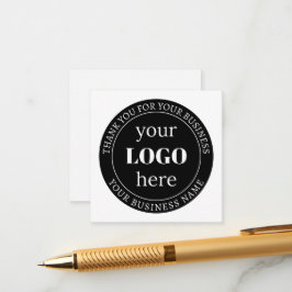 Bearbeitbarer Text und Ihr Logo oder anderes Desig Begleitkarte