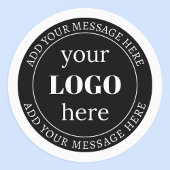 Bearbeitbarer Text und Ihr Logo oder anderes Desig Etiketten