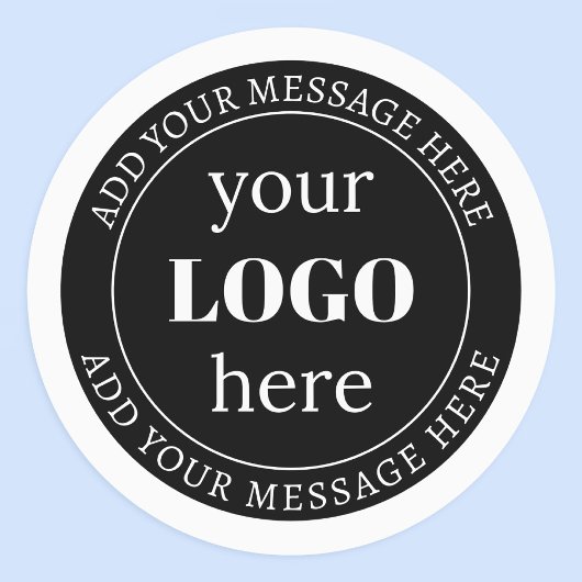 Bearbeitbarer Text und Ihr Logo oder anderes Desig Etiketten