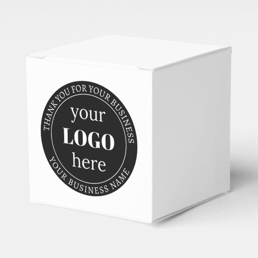 Bearbeitbarer Text und Ihr Logo oder anderes Desig Geschenkschachtel (Vorderseite)