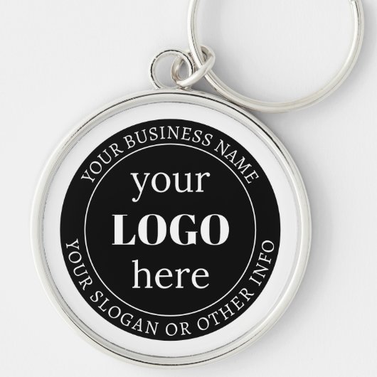 Bearbeitbarer Text und Ihr Logo oder anderes Desig Schlüsselanhänger (Vorne)