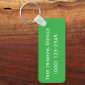 Bearbeitbarer Treppenschneiddienst Schlüsselanhänger (Vorderseite)