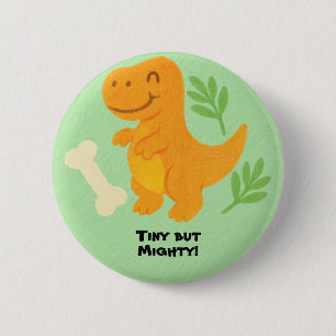 Bearbeitbarer Wachsmalstift-Stil – Dino-Mite Button
