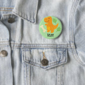 Bearbeitbarer Wachsmalstift-Stil – Dino-Mite Button (Beispiel)