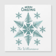 Bearbeitbarer Weihnachts-/Feiertags-Schneekristall