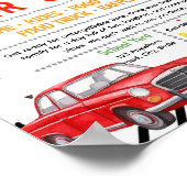 Bearbeitbares Auto-Show-Flyer Poster (Ecke)