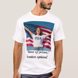 Bearbeitbares Bild T-Shirt mit personalisiertem Ku
