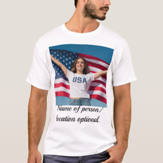 Bearbeitbares Bild T-Shirt mit personalisiertem Ku