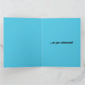 Bearbeitbares Boot am Dock Herzlichen Glückwunsch Karte (Innenseite)