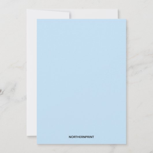 Bearbeitbares Foto Hydrangea Feier des Lebens Einladung (Rückseite)