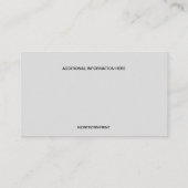 Bearbeitbares Foto mit zwei Tonerkarten Visitenkarte (Rückseite)