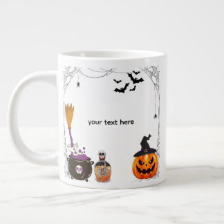 bearbeitbares Halloween Jumbo-Tasse