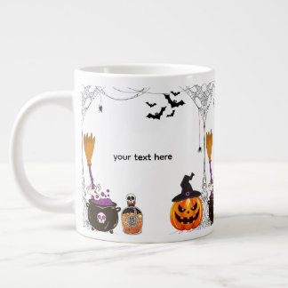 bearbeitbares Halloween Jumbo-Tasse