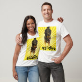 Bearbeitbares Haustierfoto und Name T-Shirt (Unisex)