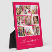 Bearbeitbares Hintergrundfarbfoto-Collage-Skript Fotoplatte (Seite)