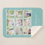 Bearbeitbares Hintergrundfarbfoto-Collage-Skript Sherpadecke (Vorderseite (Horizontal))