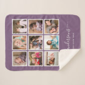 Bearbeitbares Hintergrundfarbfoto-Collage-Skript Sherpadecke (Vorderseite (Horizontal))