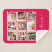 Bearbeitbares Hintergrundfarbfoto-Collage-Skript Sherpadecke (Vorderseite (Horizontal))