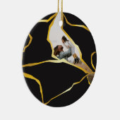 Bearbeitbares Kintsugi-Design-Ornament Keramik Ornament (Rechts)