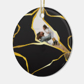 Bearbeitbares Kintsugi-Design-Ornament Keramik Ornament (Links)
