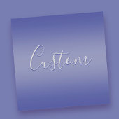 Bearbeitbares kursives Skript | Transparent Lila Aufkleber