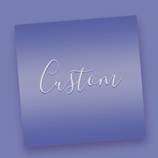 Bearbeitbares kursives Skript | Transparent Lila Aufkleber