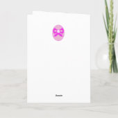 Bearbeitbares Ostereig Feiertagskarte (Rückseite)