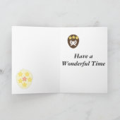 Bearbeitbares Ostereig Feiertagskarte (Innenseite)