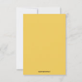 Bearbeitbares Paar im Wald bei Nacht Save The Date (Rückseite)