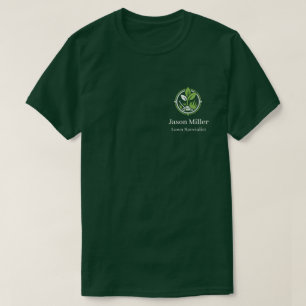 Bearbeitbares Rasenpflege-Mitarbeiter-Shirt Benu T-Shirt