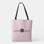 bearbeitbares Rosa Tasche (Rückseite)