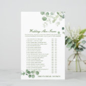 Bearbeitbares Showspiel für den Polterabend (Stehend Vorderseite)