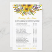 Bearbeitbares Showspiel für den Polterabend (Vorne/Hinten)