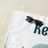Bearbeitbares Siegel Strandtuch (Beispiel)