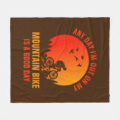 Bearbeiten ALLER Text hinzufügen Name Mountain Bik Fleecedecke (Vorderseite (Horizontal))