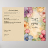 Bearbeiten, Church Bulletin herunterladen Poster (Vorne)