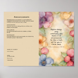 Bearbeiten, Church Bulletin herunterladen Poster