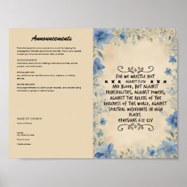 Bearbeiten, Church Bulletin herunterladen Poster