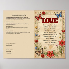 Bearbeiten, Church Bulletin herunterladen Poster