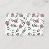 Bearbeiten der Blume Shop Boutique Bouquet-Message Visitenkarte (Rückseite)