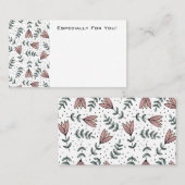 Bearbeiten der Blume Shop Boutique Bouquet-Message Visitenkarte (Vorne/Hinten)