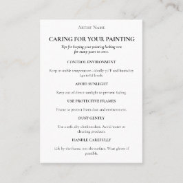 Bearbeiten der Grafikkarte Vielen Dank Art Insert Visitenkarte