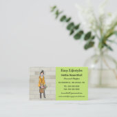 Bearbeiten der Personal Shopper Business Card Visitenkarte (Stehend Vorderseite)