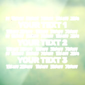 Bearbeiten des Fensters "Verkauf" Fensteraufkleber (Blatt 3)