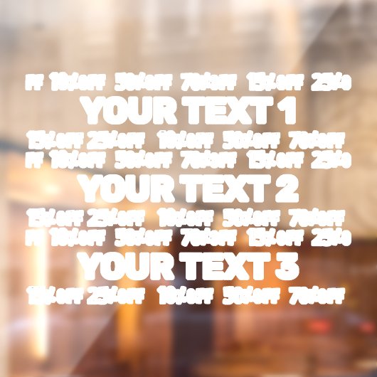 Bearbeiten des Fensters "Verkauf" Fensteraufkleber (Blatt 2)