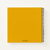 Bearbeiten des Journals Notizblock (Rückseite)